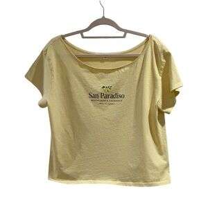 GARAGE Off Shoulder Crop Top